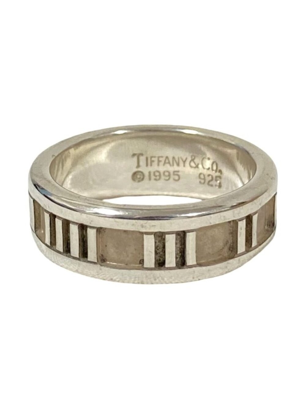 Tiffany & Co Atlas Narrow Ring 925 Sterling Silver